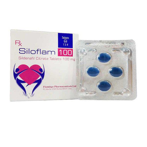 Viên uống SILOFLAM 100MG thuốc cường dương dành cho nam giới trị xuất tinh sớm kéo dài thời gian quan