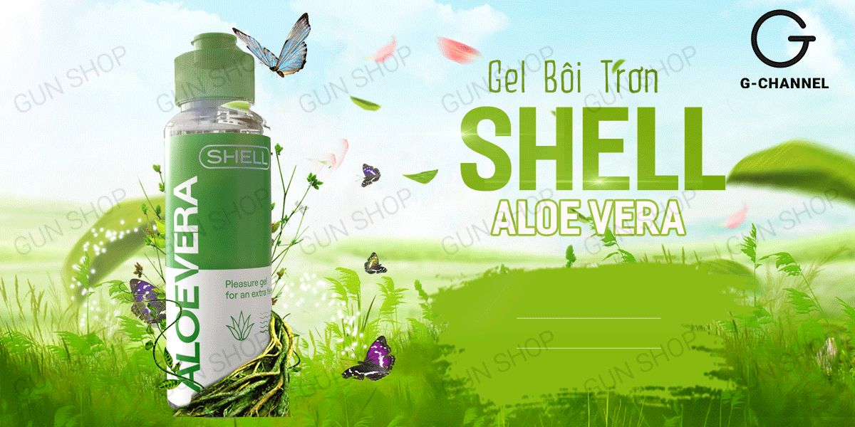 Gel bôi trơn tinh chất lô hội - Shell Aloe Vera - Chai 100ml