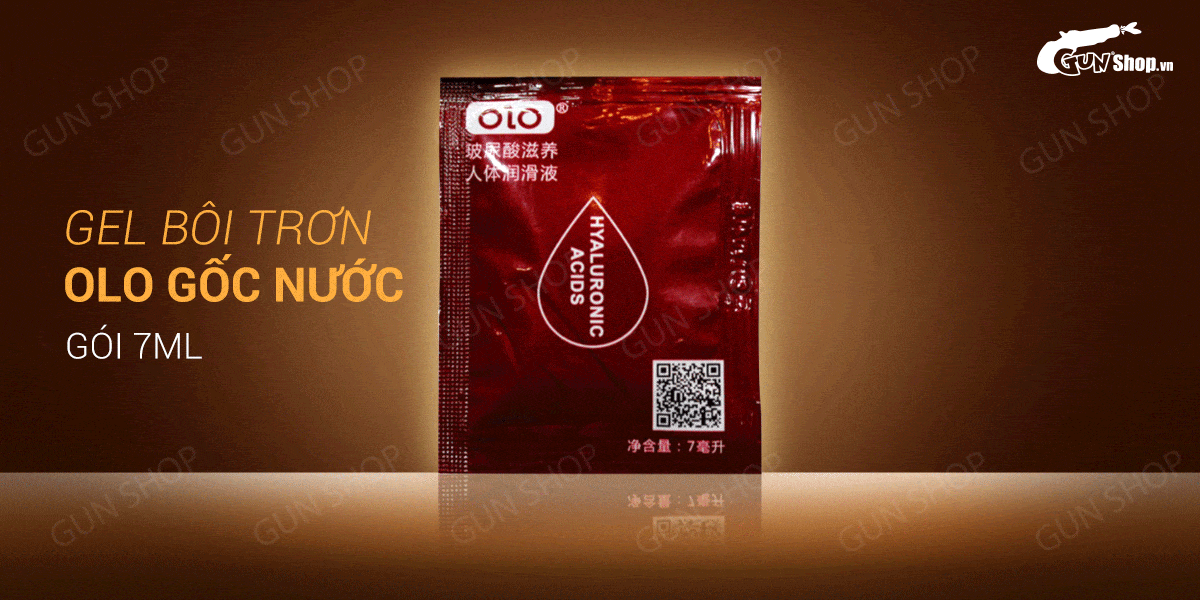 Gel bôi trơn gốc nước, không mùi - OLO - Gói 7ml