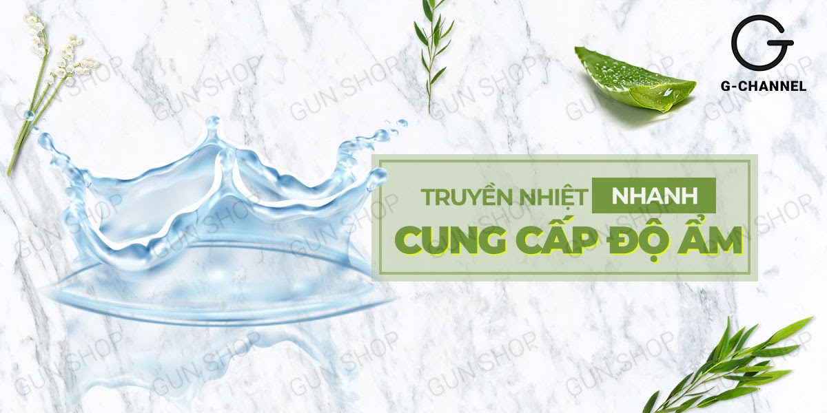 Gel bôi trơn dành cho hậu môn Shell Supermen Aloe Vera - Tinh chất lô hội - Chai 90ml