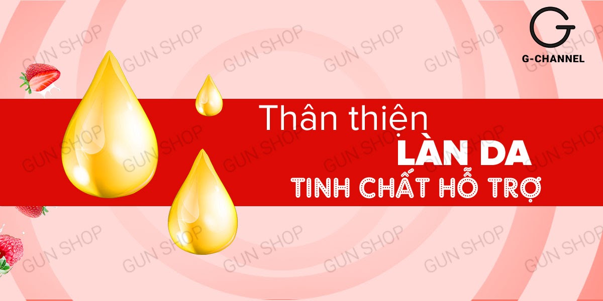 Gel bôi trơn HongKong Love Kiss Dâu