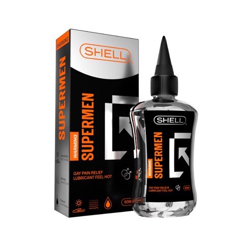 Gel bôi trơn hậu môn nóng ấm - Shell Supermen Warming - Chai 90ml