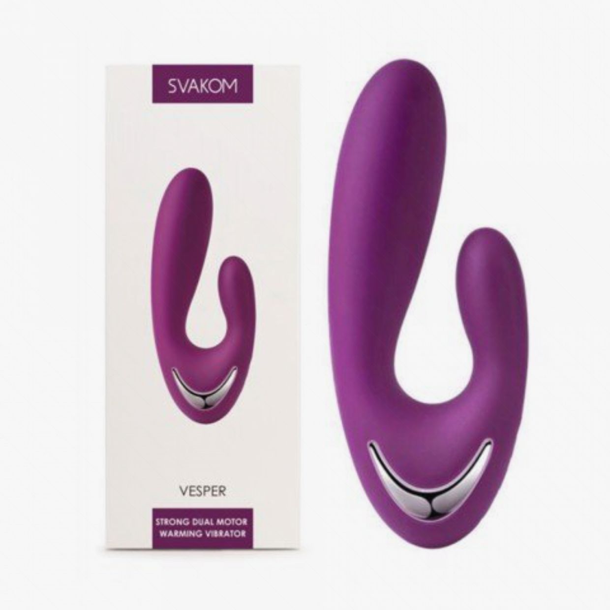 Dương vật rung đa chế độ phát nhiệt sưởi ấm sạc điện Svakom Vesper 