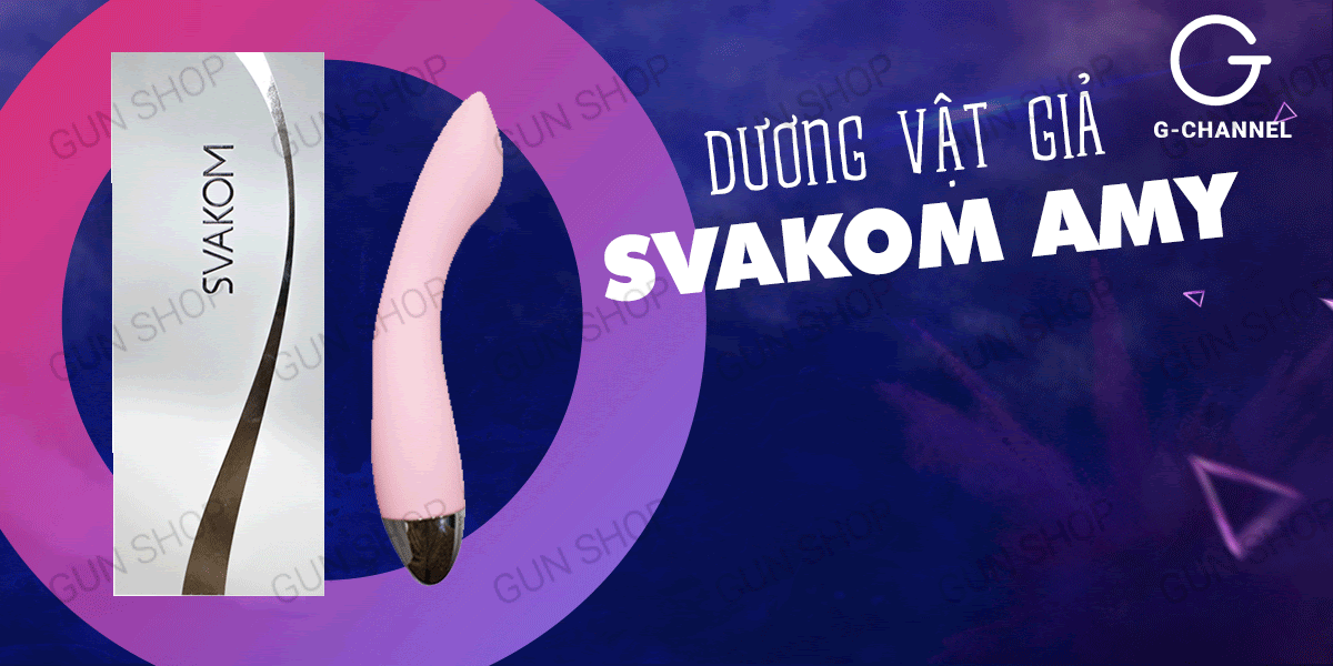 Dương vật giả rung mạnh, pin sạc - Svakom Amy