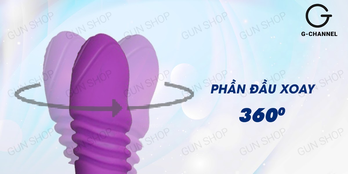 Dương vật giả đa chế độ rung, phát nhiệt - Ella Rod
