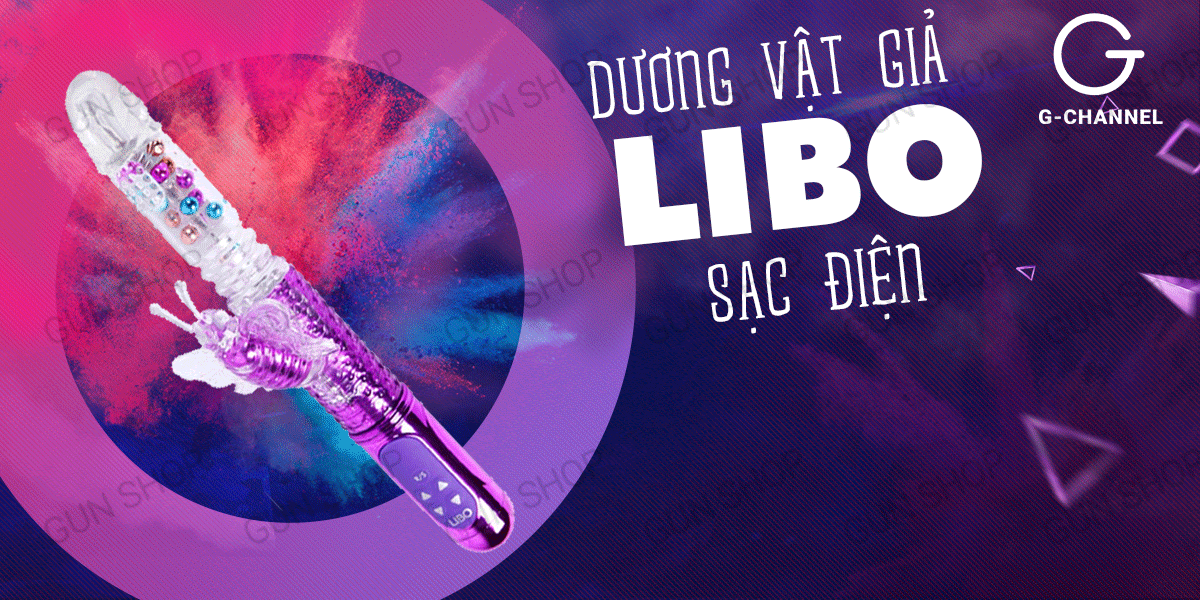 Dương vật giả HongKong Libo - cao cấp sạc điện