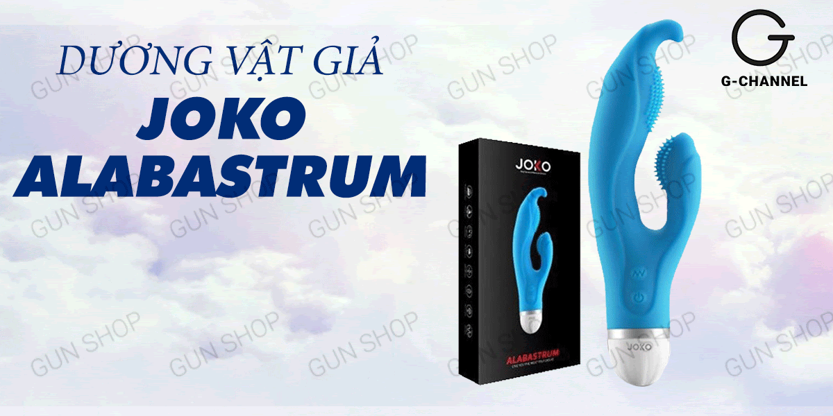 Dương vật giả Joko Alabastrum - đa chế độ rung xoay, uốn dẻo đa hướng - pin