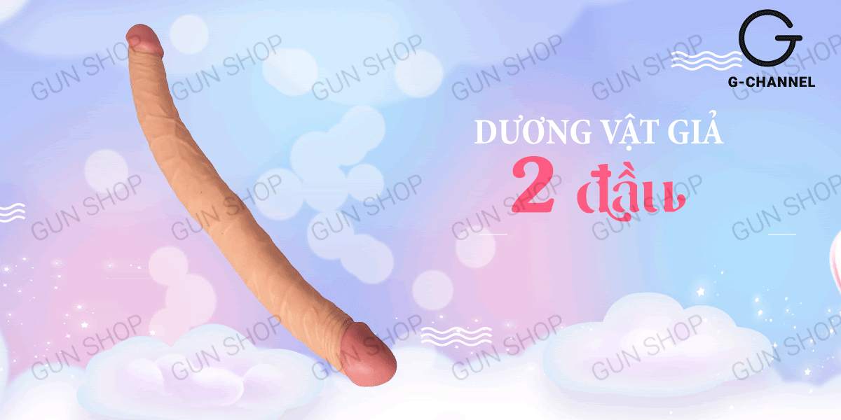 Dương vật giả hai đầu siêu mềm dẻo Lovetoy