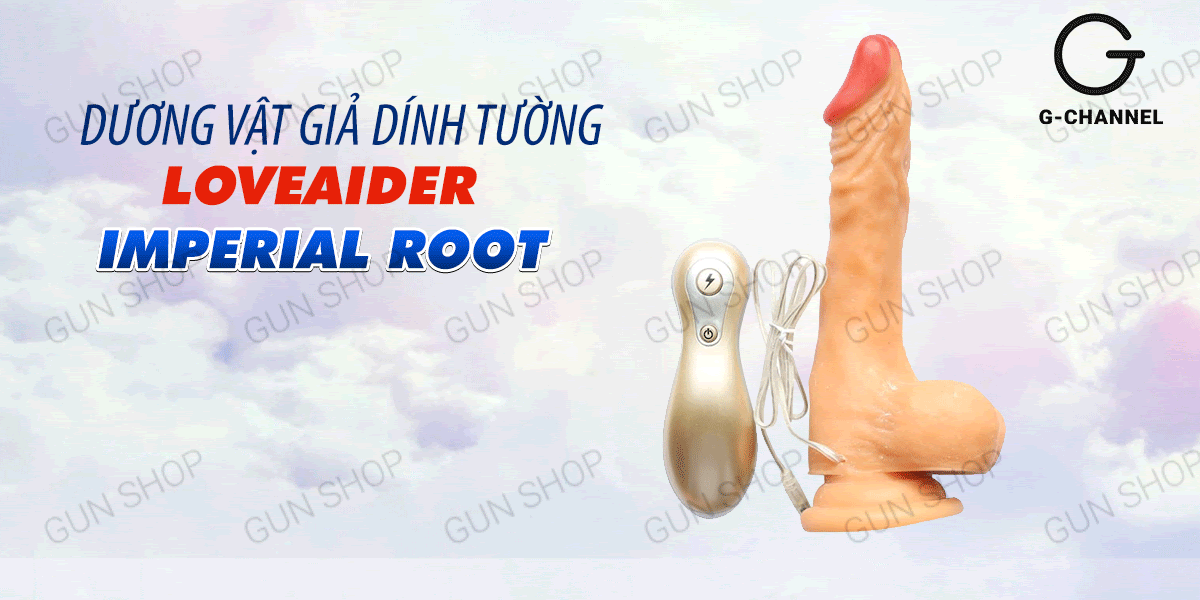 Dương vật giả dính tường - Loveaider Imperial Root