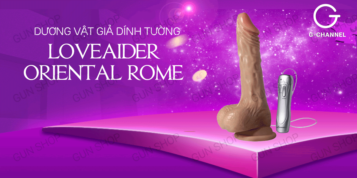 Dương vật giả dính tường - Loveaider Oriental Rome