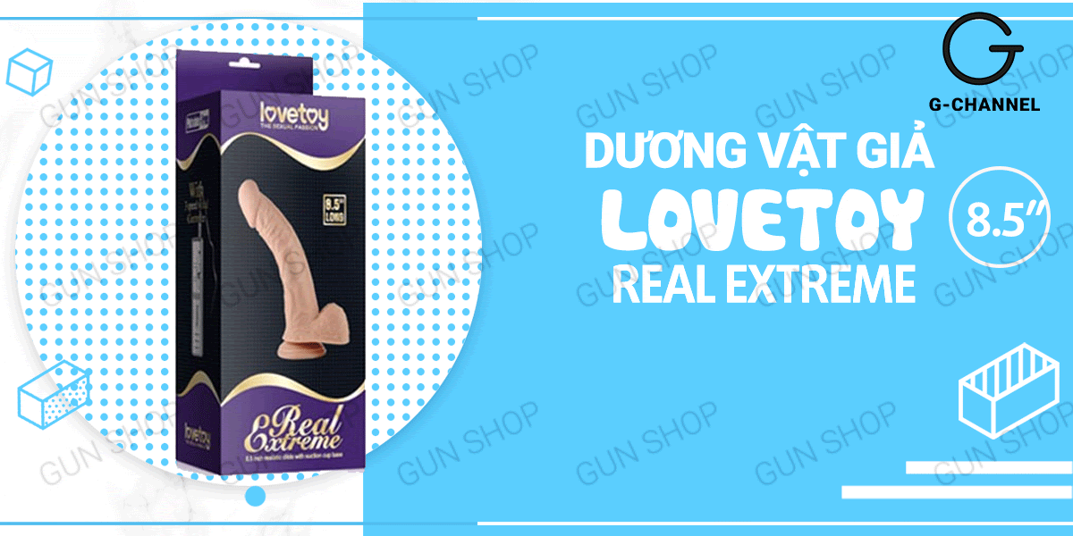 Dương vật giả cao cấp dính tường Lovetoy Real Extreme Real 8.5