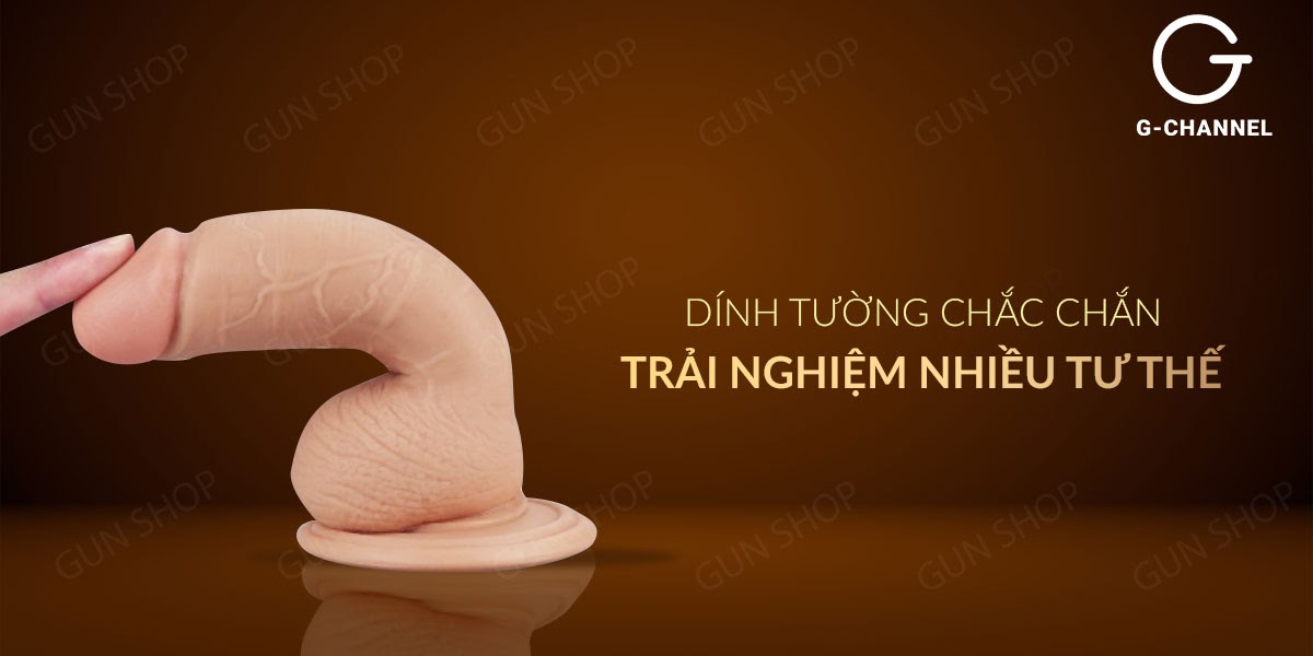 Dương vật giả cao cấp 3 cường độ rung, dính tường - Lovetoy Real Extreme 7.0