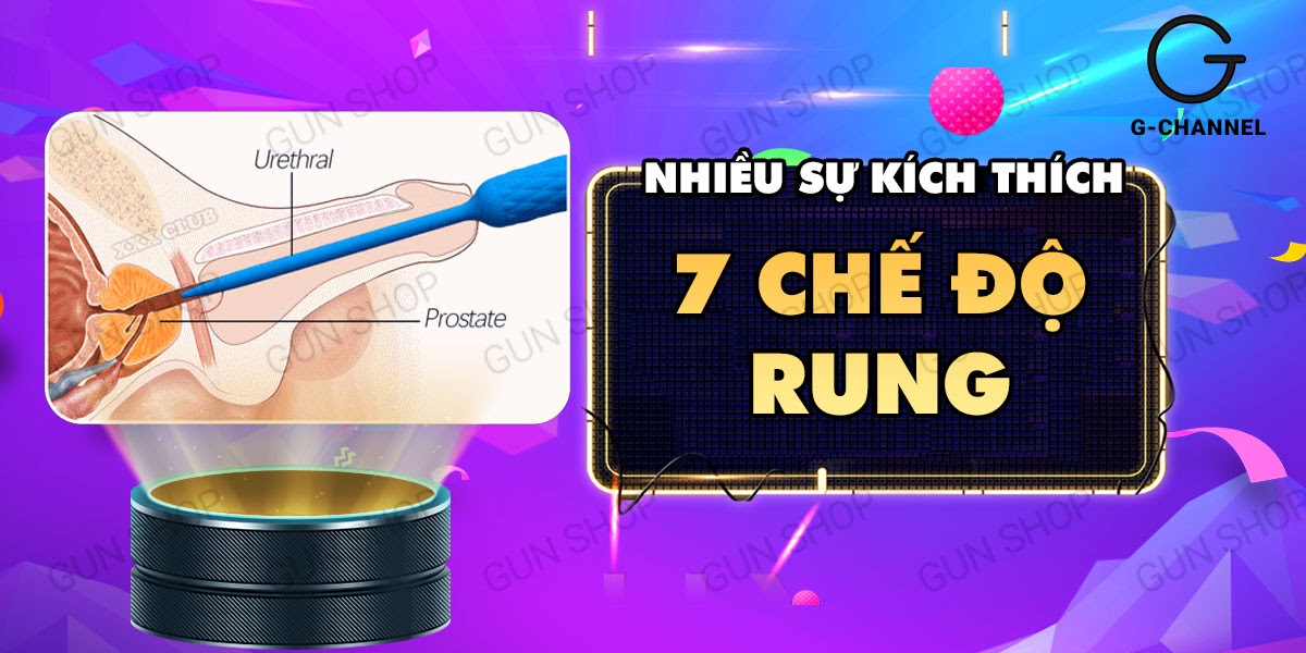 Que rung kích thích niệu đạo cho nam Leten