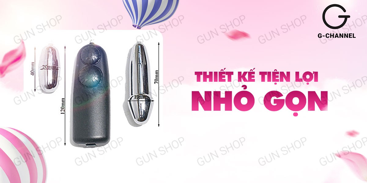 Trứng rung Baile Double Bullets Hot