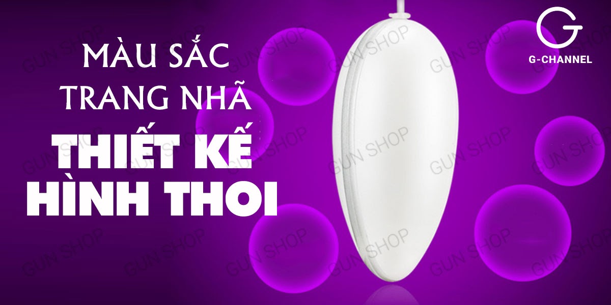 Trứng rung massage 1 đầu, dùng sạc - Loveaider Sharp