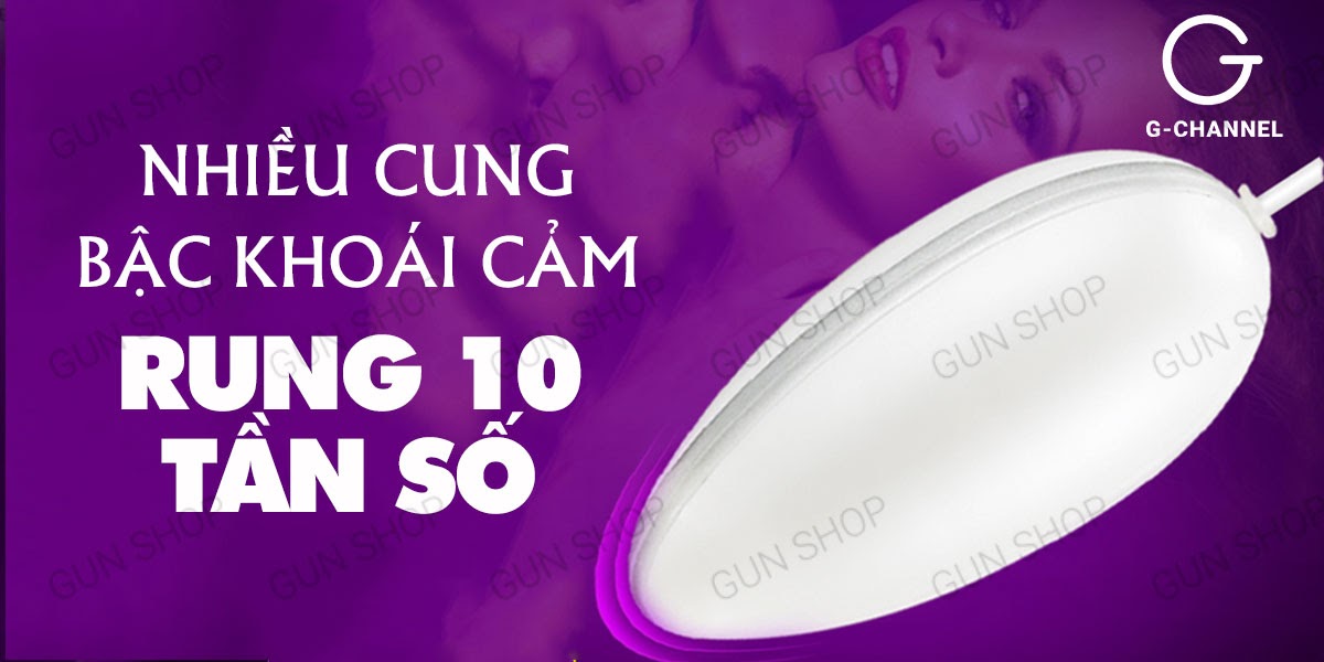 Trứng rung massage 1 đầu, dùng sạc - Loveaider Sharp