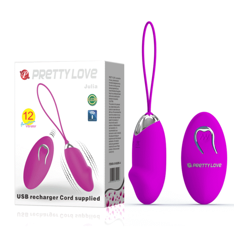 Trứng rung không dây 12 chế độ rung sạc điện - Pretty Love Julia
