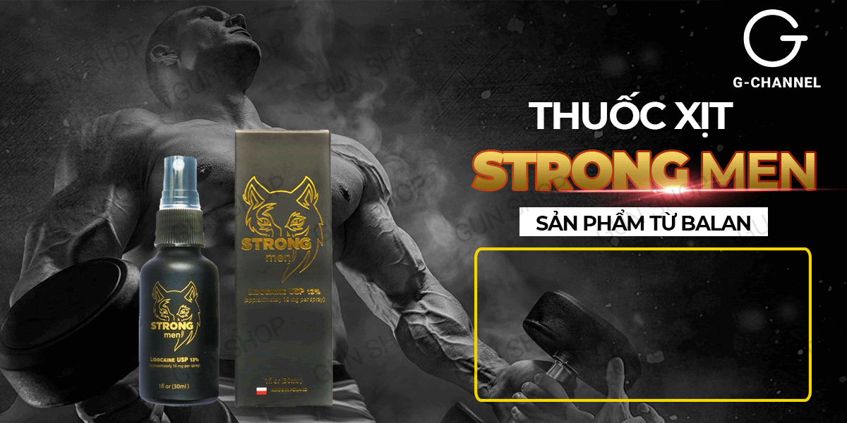 Chai xịt Balan Strong men