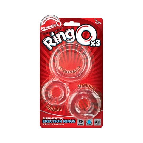 Vòng đeo dương vật kéo dài thời gian trì hoãn xuất tinh - Screaming O Ringo X3