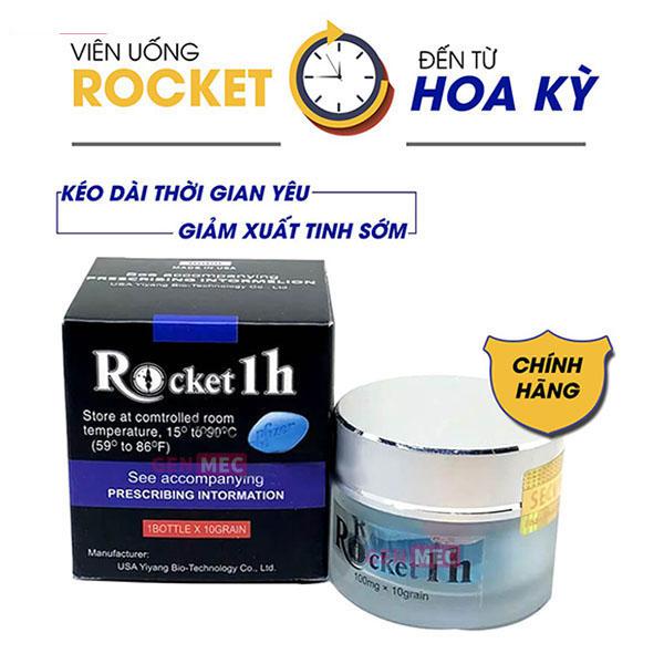 Thuốc Rocket 1h mỹ chính hãng viên uống cường dương tăng sinh lý nam giới