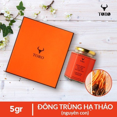 Đông trùng hạ thảo cao cấp nguyên con - Tăng cường sinh lý bồi bổ cơ thể - 5g