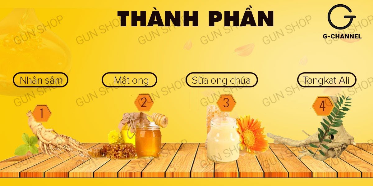 Tinh chất Hachimitsu - Tăng cường sinh lý nam & nữ - 1 gói
