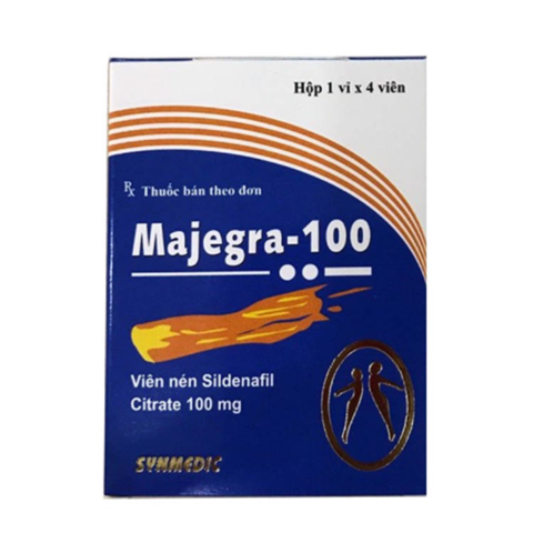 Viên uống hỗ trợ cương dương tăng cường sinh lý Majegra - Hộp 4 viên