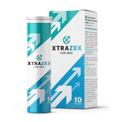 Viên sủi hỗ trợ cương dương tăng cường sinh lý Xtrazex - Hộp 10 viên