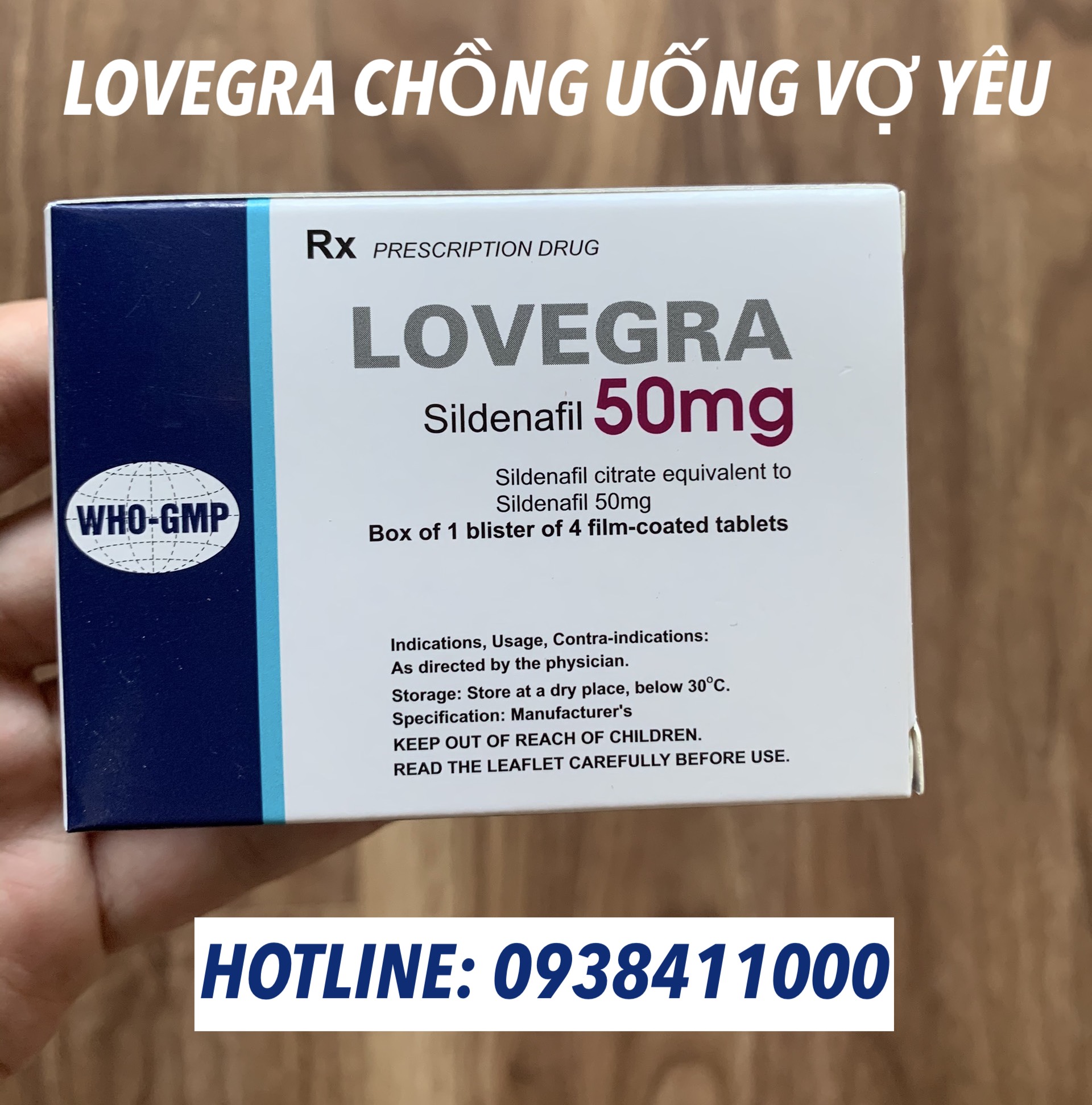 Viên uống lovegra 50mg thuốc tăng cường linh lý nam giới