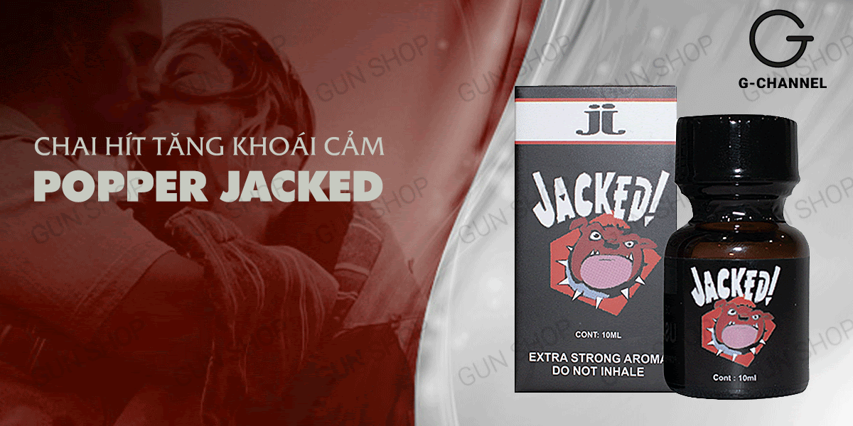 Chai hít tăng khoái cảm Popper Jacked - Chai 10ml