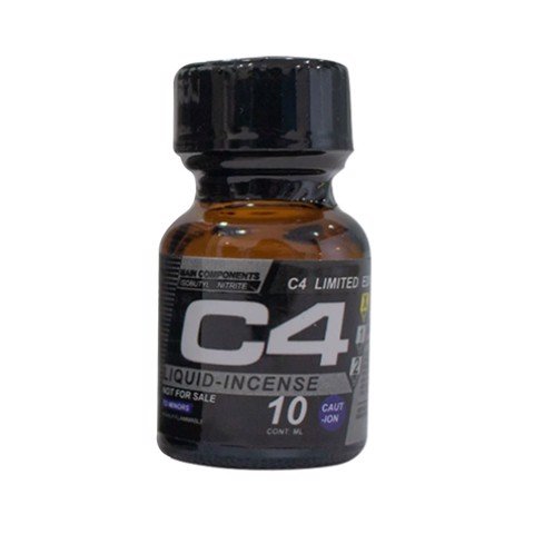 Chai hít tăng khoái cảm Popper C4 Black - Chai 10ml