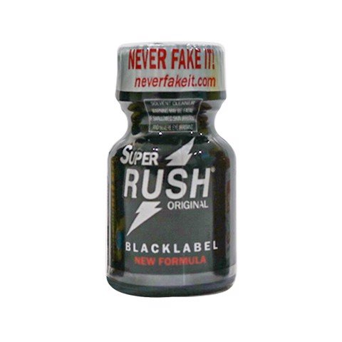 Chai hít tăng khoái cảm Popper Super Rush Black Label - Chai 10ml