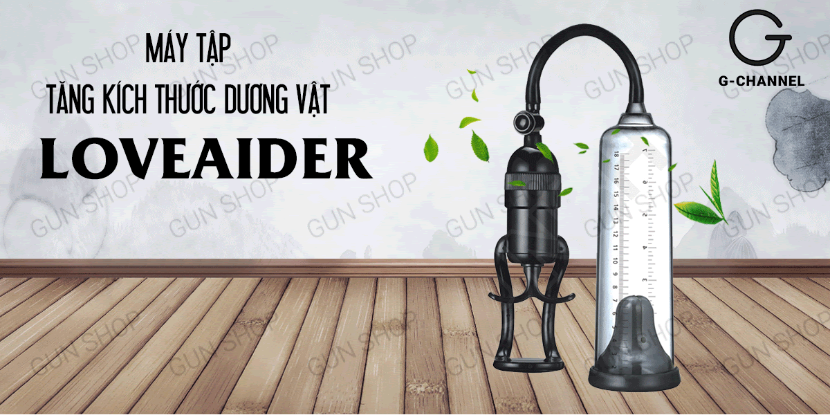Máy tập tăng kích thước dương vật áp suất kéo - Loveaider Rapid Erection