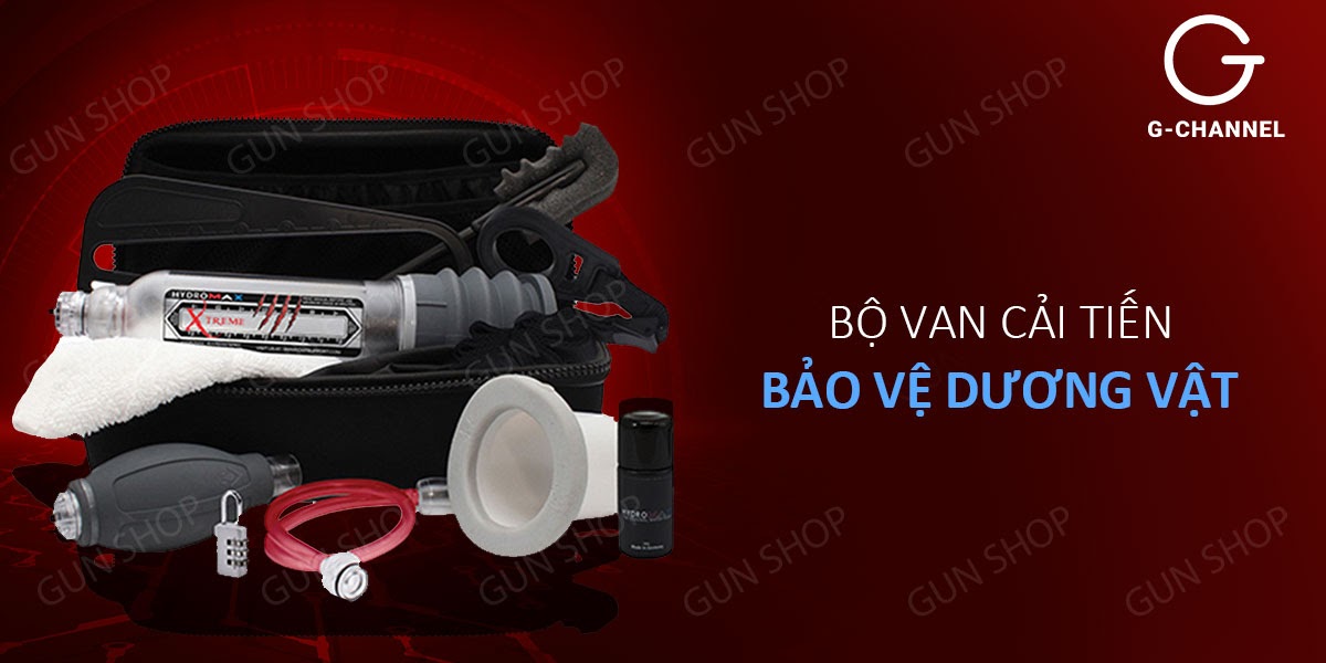 Máy tập tăng kích thước dương vật bơm tay dùng áp suất nước - Hydro Max Xtreme