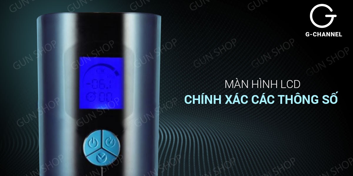 Máy tập tăng kích thước dương vật tự động màn hình LCD - Evo Penis Pump