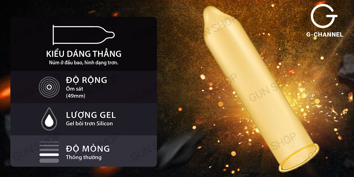bao cao su Durex Kingtex