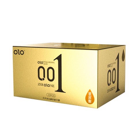 Bao cao su OLO 0.01 gân gai - Siêu mỏng kéo dài thời gian - Hộp 10 cái