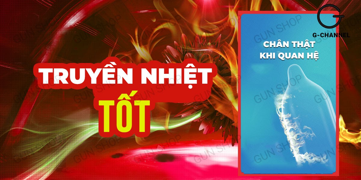 Bao cao su Condom Muaisi - siêu điểm nổi, nóng ấm