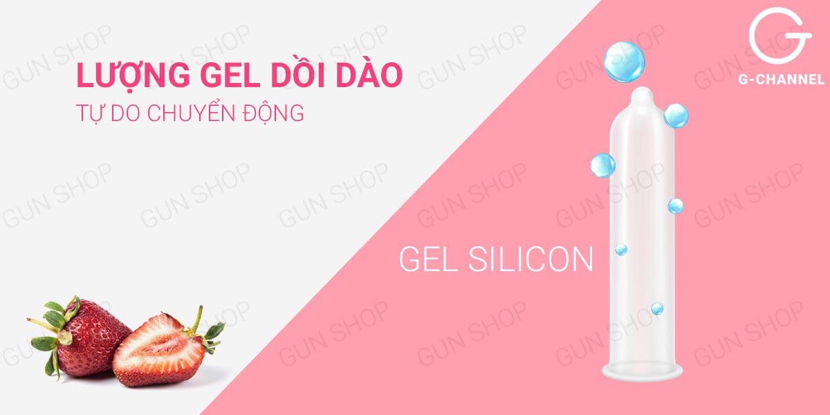 Bao cao su Nhật Bản Nakanishi – hương dâu quyến rũ, ngây ngất