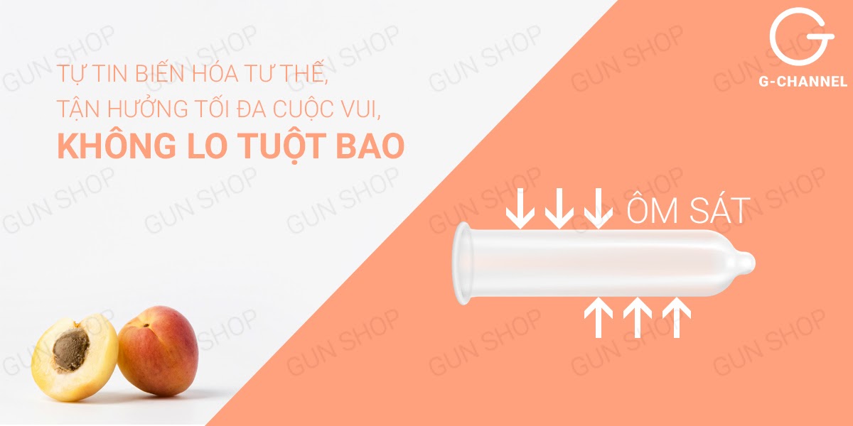 Bao cao su Nhật Bản Nakanishi – hương đào ngọt ngào tình yêu đôi lứa