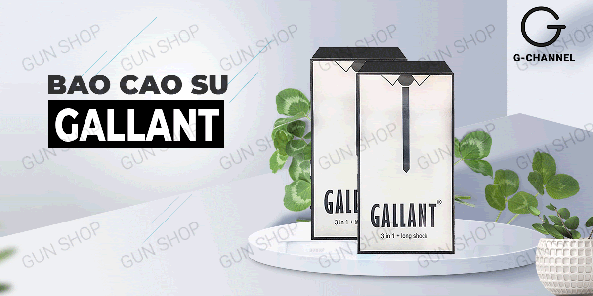 Bao cao su Gallant 3 trong 1 - Kéo dài thời gian