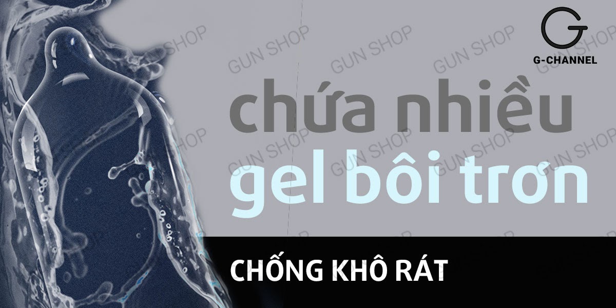 Bao cao su Kimono Xám mỏng 0.03mm