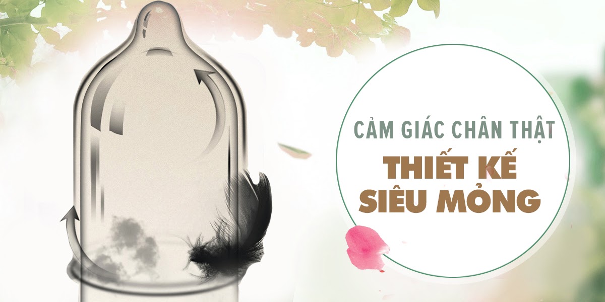 Bao cao su Quinn Nude Fit - Siêu mỏng chống tuột - Hộp 12 cái