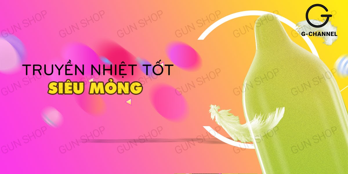Bộ 2 hộp bao cao su Gallant Supper Thin And Dotted - Siêu mỏng, điểm nổi - Hộp 3 cái