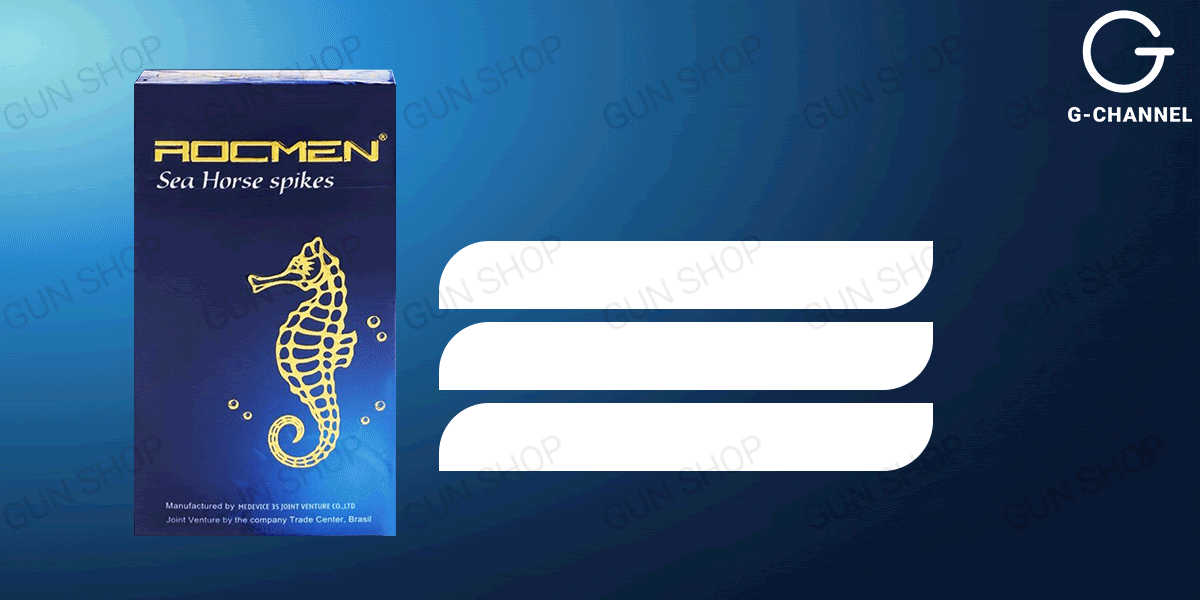 Bao cao su Rocmen Sea Horse Spikes
