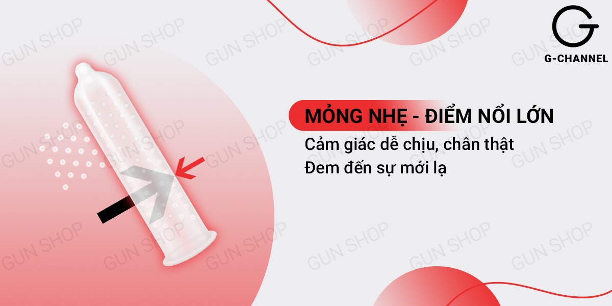 Bao cao su Liebe - Gai nổi lớn
