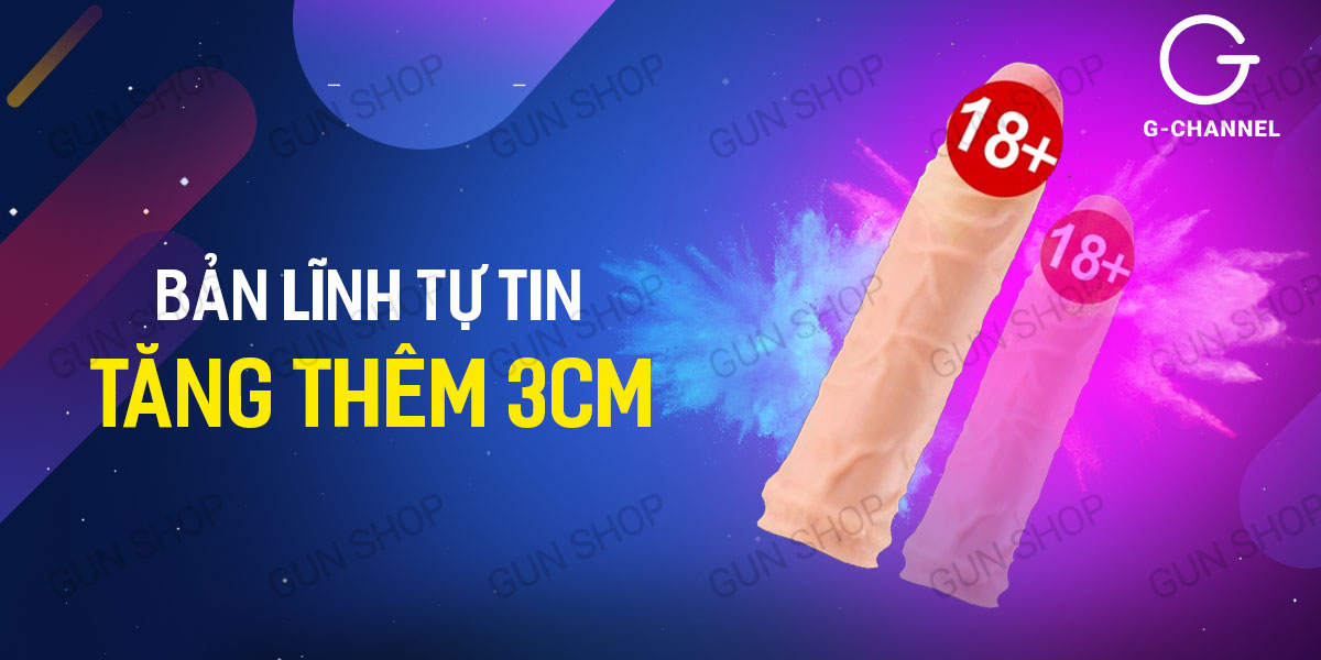 Bao cao su đôn dên tăng kích thước Yeain Maxman tăng 3cm