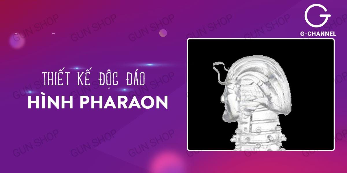 Bao cao su đôn dên HongKong hình Pharaon