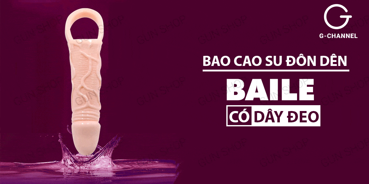 Bao cao su đôn dên tăng kích thước Baile Extension