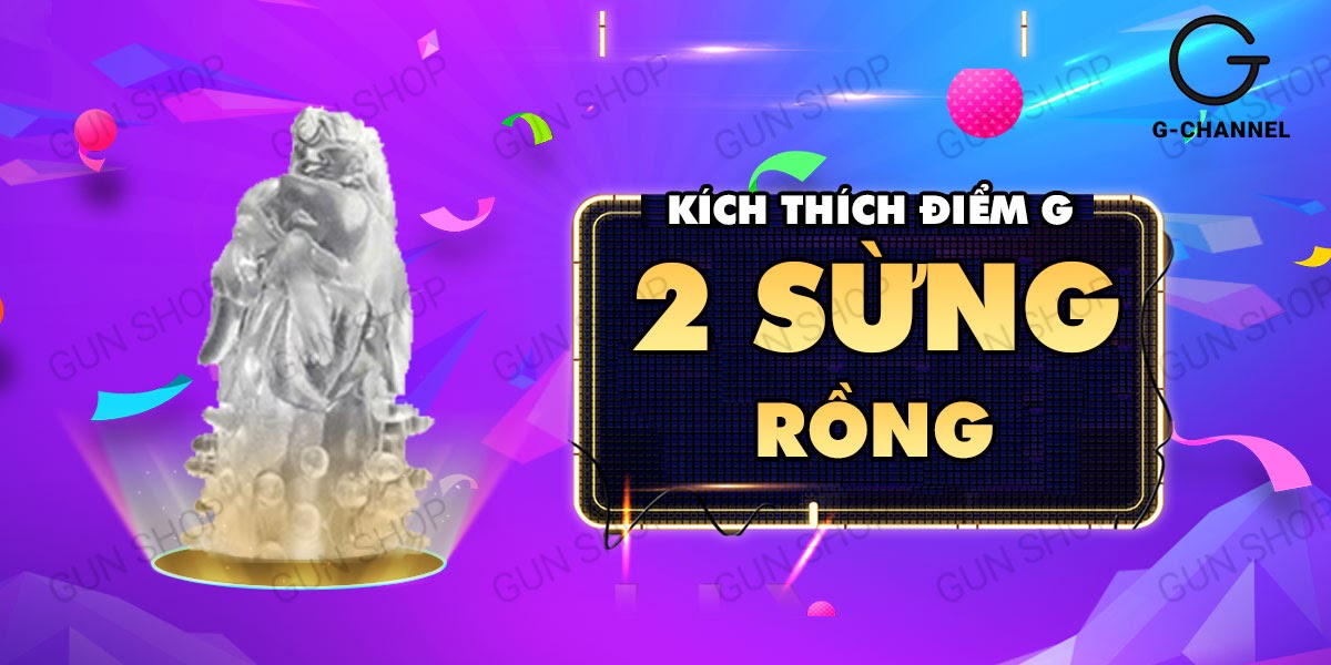 Bao cao su đôn dên tăng kích thước Baile - Rồng rung